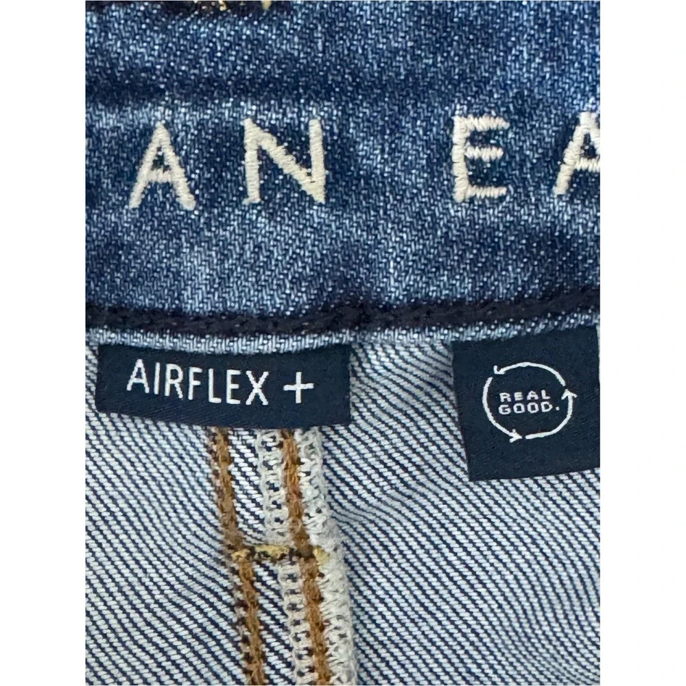 American Eagle Jeans Mens 32x34 Blue Denim Airflex+ Original Straight Med‎ Wash